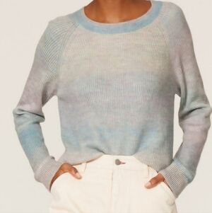 Rails Venus Tie-Dye Ribbed Sweater in Blue Rainbow Size Small